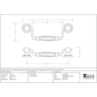 Black Drop Handle | From The Anvil-Cabinet Handles-Yester Home