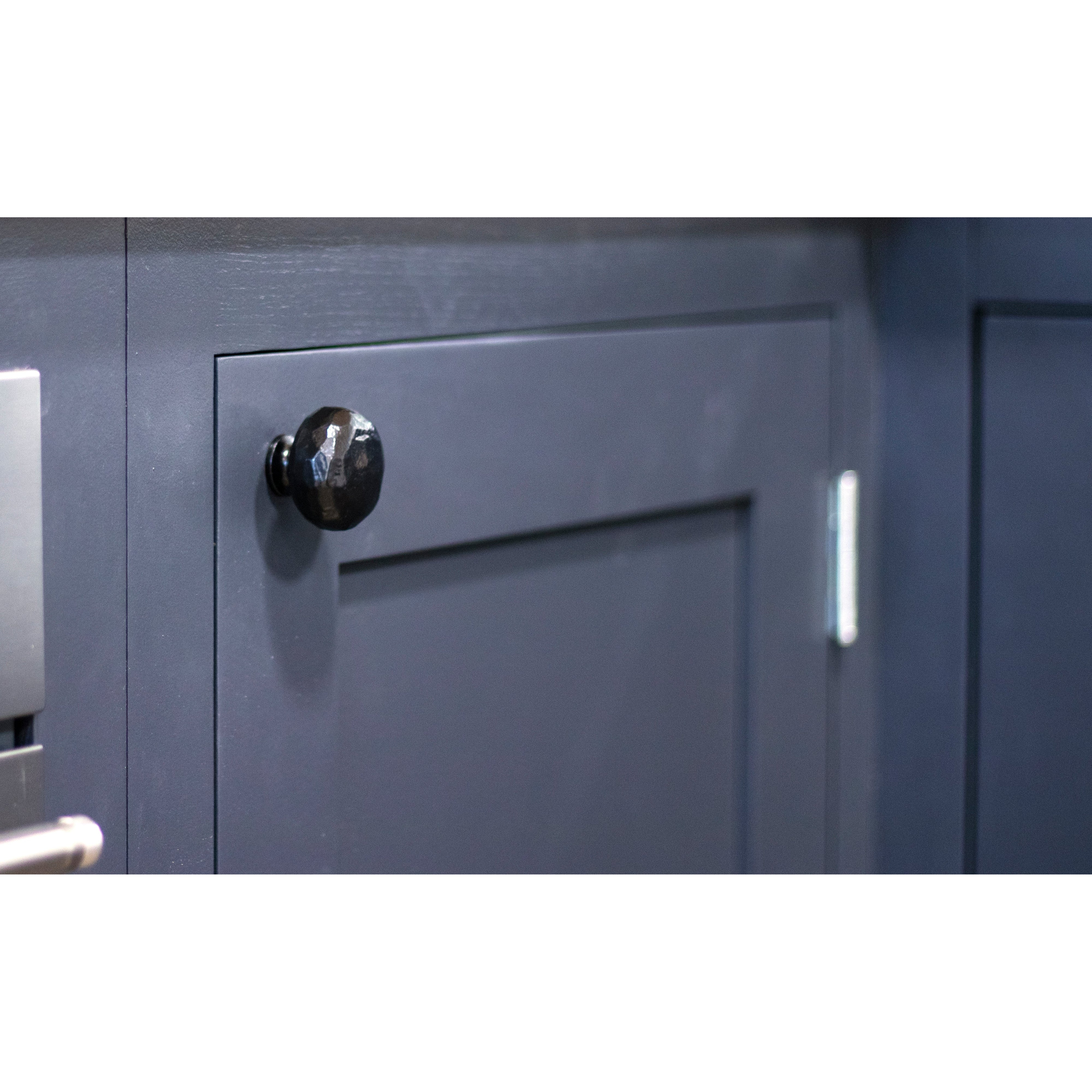 Black Elan Cabinet Knob - Large | From The Anvil-Cabinet Knobs-Yester Home