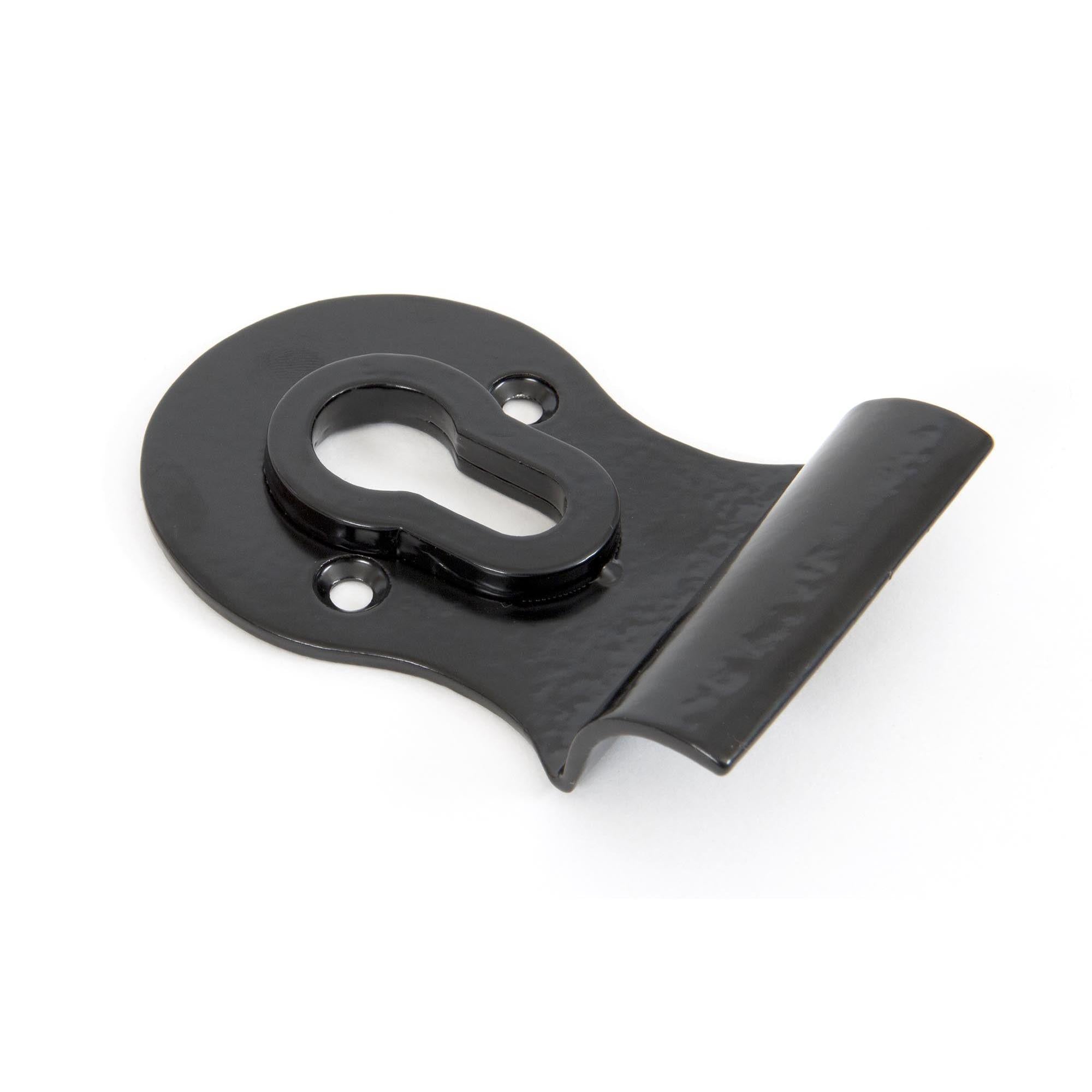 Black Euro Door Pull | From The Anvil - Euro Pulls - From The Anvil - Yester Home