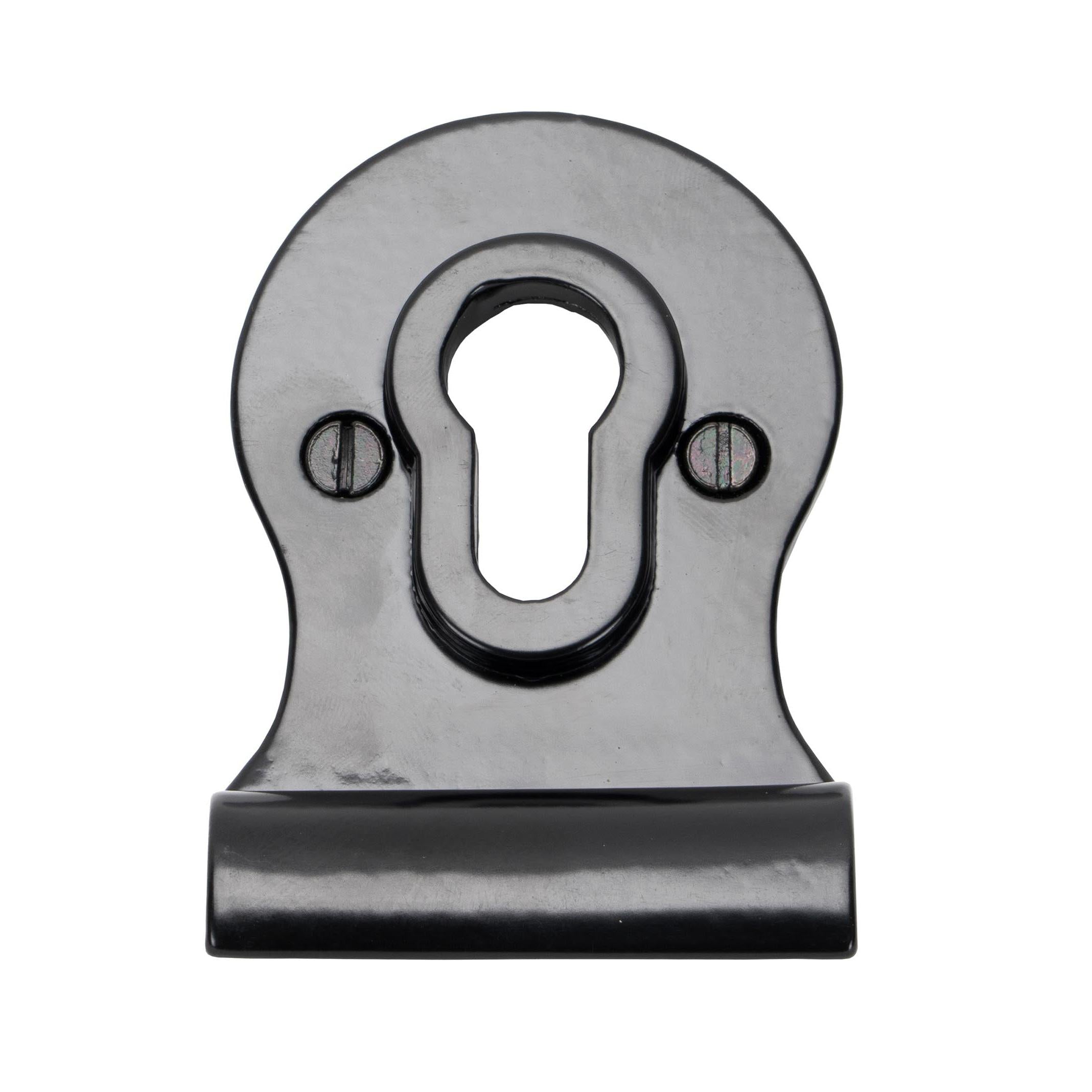 Black Euro Door Pull | From The Anvil - Euro Pulls - From The Anvil - Yester Home