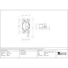 Black Fitch Fastener - Fitch Fasteners - From The Anvil - Yester Home