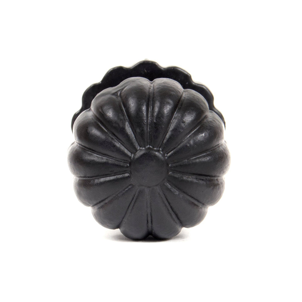 Black Flower Cabinet Knob - Large | From The Anvil-Cabinet Knobs-Yester Home