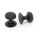 Black Flower Cabinet Knob - Small | From The Anvil-Cabinet Knobs-Yester Home