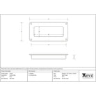 Black Flush Handle | From The Anvil-Flush Handles-Yester Home
