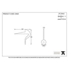 Black Frame Keep Pin | From The Anvil-Staple Pins & Plates-Yester Home