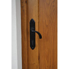 Black Gothic Curved Lever Espag. Lock Set | From The Anvil-Espagnolette-Yester Home