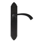 Black Gothic Curved Sprung Lever Latch Set | From The Anvil - Lever Latch - From The Anvil - Yester Home