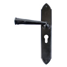 Black Gothic Lever Euro Lock Set | From The Anvil-Lever Euro-Yester Home