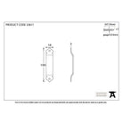 Black Gothic Screw on Staple | From The Anvil - Staple Pins & Plates - From The Anvil - Yester Home