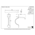 Black Gothic Thumblatch | From The Anvil-Thumblatches-Yester Home
