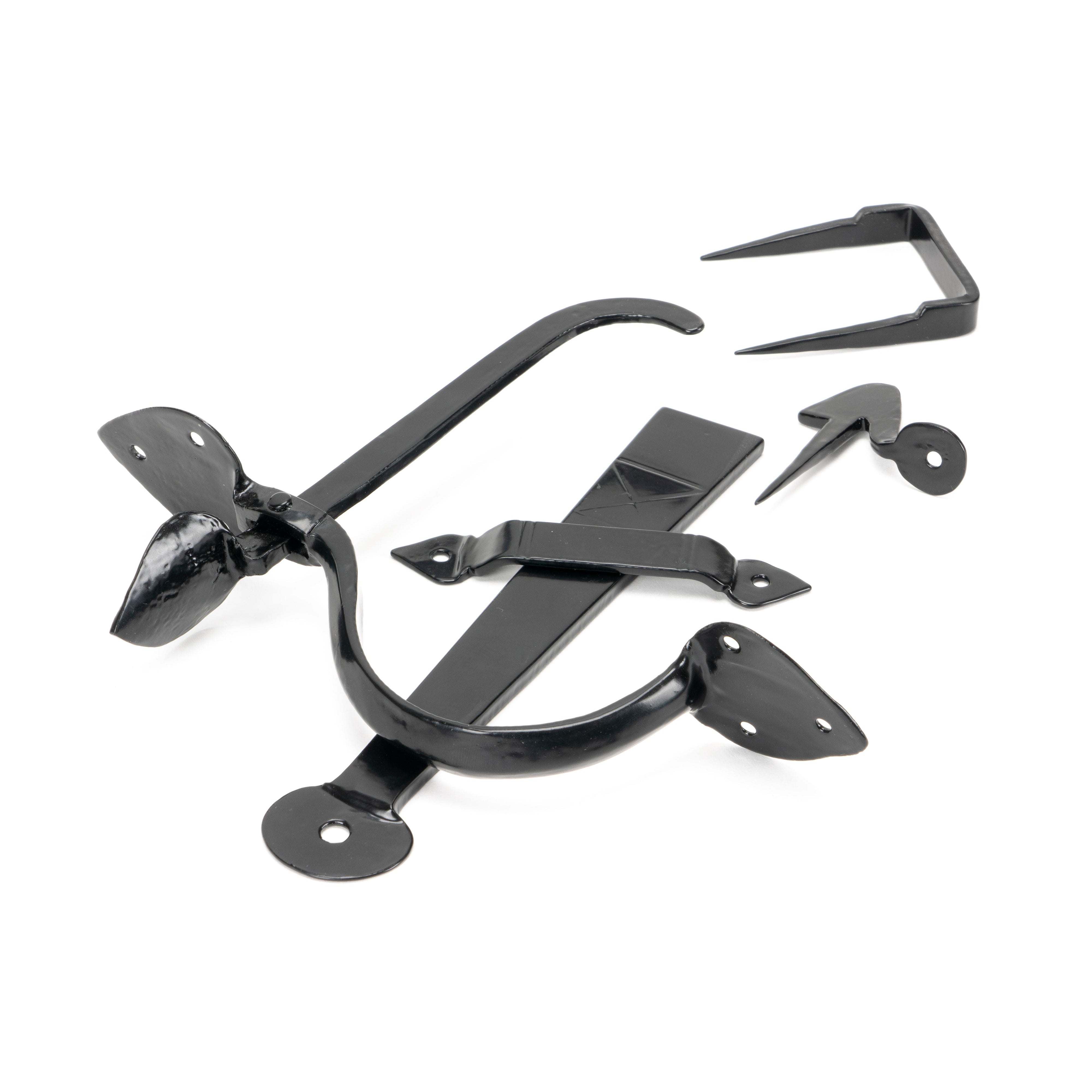 Black Gothic Thumblatch - XL | From The Anvil-Thumblatches-Yester Home
