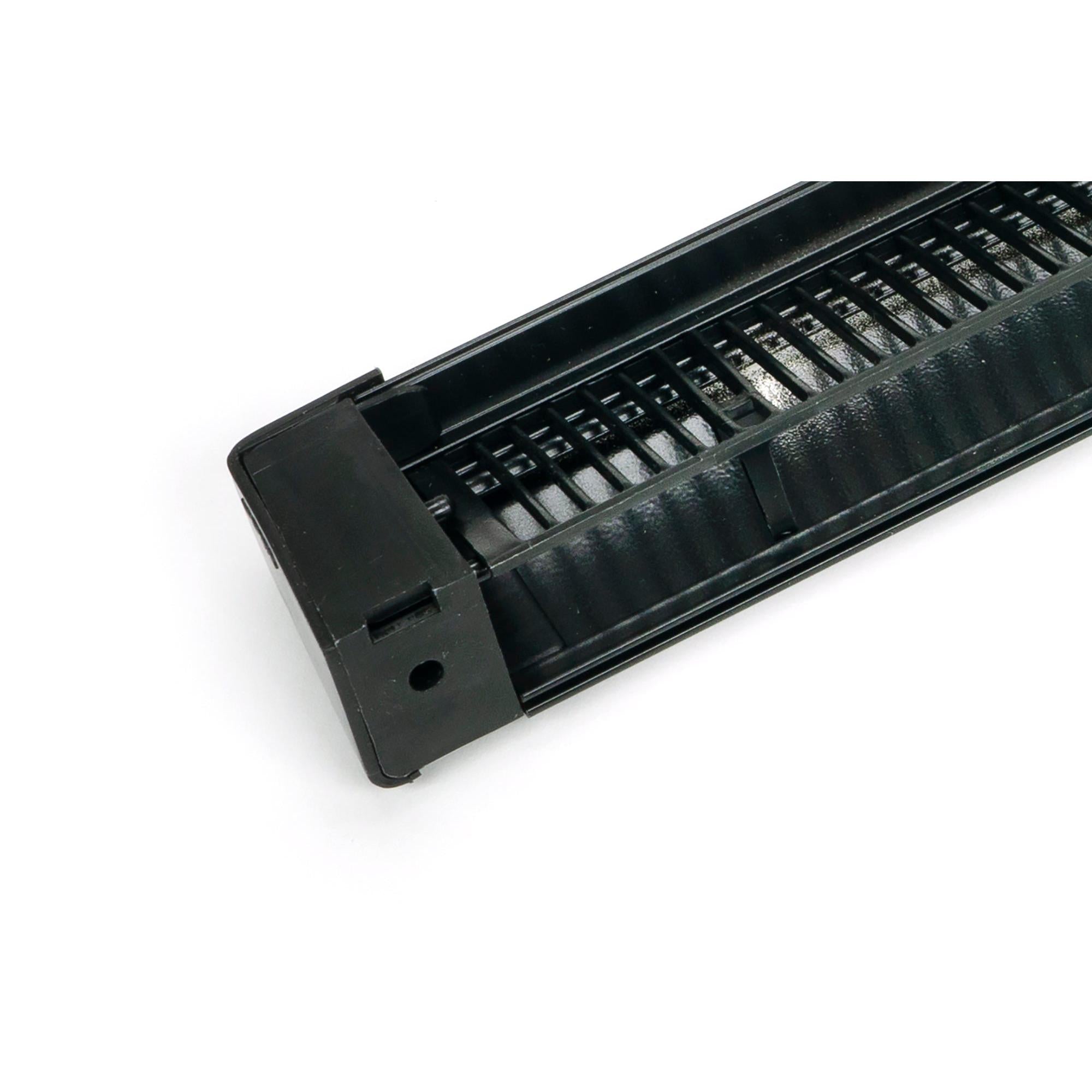 Black HF Canopy 303mm x 24mm | From The Anvil - Window Ventilation - From The Anvil - Yester Home