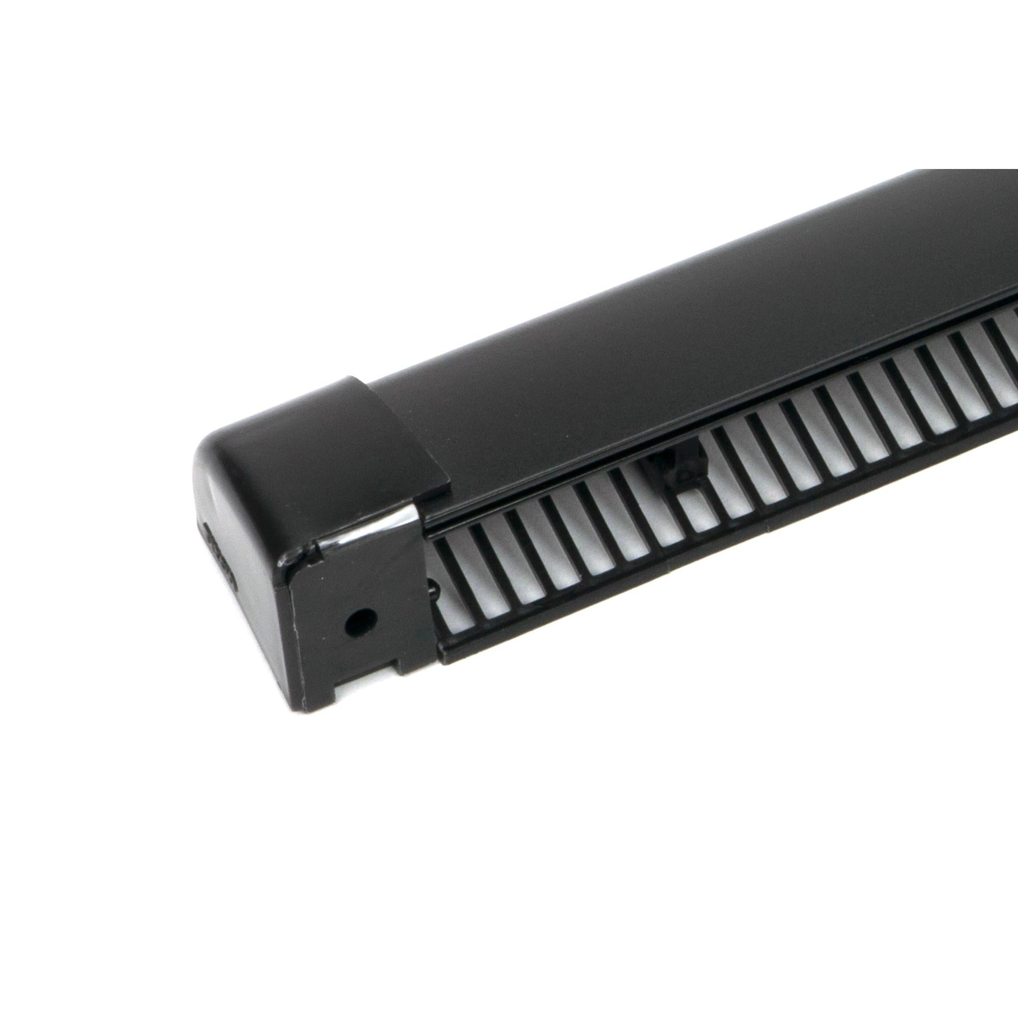 Black HF Canopy 303mm x 24mm | From The Anvil - Window Ventilation - From The Anvil - Yester Home