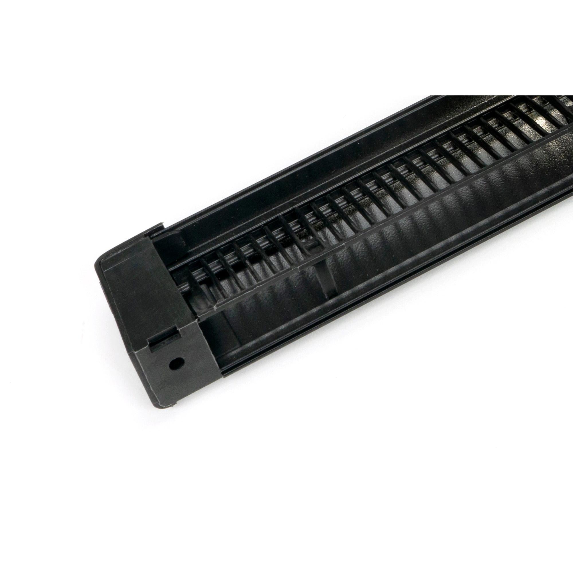 Black HF Canopy 441mm x 24mm | From The Anvil - Window Ventilation - From The Anvil - Yester Home