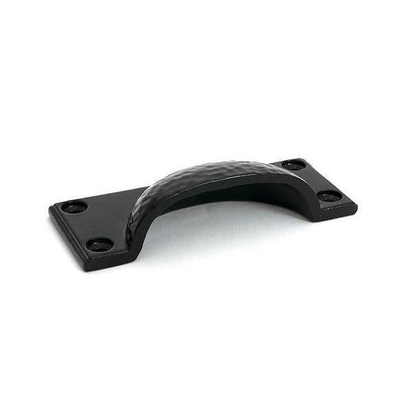 Black Hammered Art Deco Drawer Pull - Drawer Pulls - From The Anvil - Yester Home