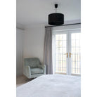 Black Hammered Ball Curtain Finial (pair) | From The Anvil-Finials-Yester Home