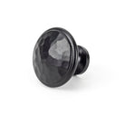 Black Hammered Cabinet Knob - Large | From The Anvil-Cabinet Knobs-Yester Home