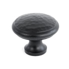 Black Hammered Cabinet Knob - Large | From The Anvil - Cabinet Knobs - From The Anvil - Yester Home