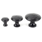 Black Hammered Cabinet Knob - Medium | From The Anvil - Cabinet Knobs - From The Anvil - Yester Home