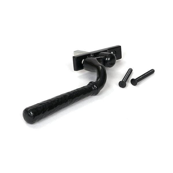Black Hammered Newbury Espag - RH | From The Anvil-Espag. Fasteners-Yester Home