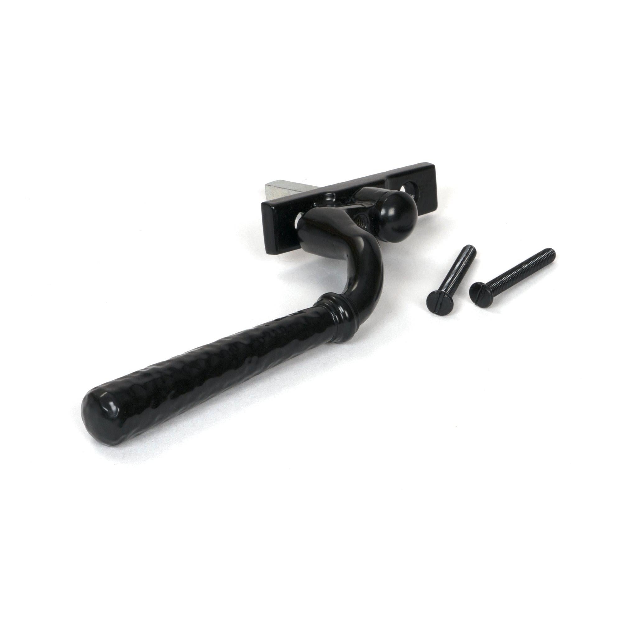 Black Hammered Newbury Espag - RH | From The Anvil - Espag. Fasteners - From The Anvil - Yester Home