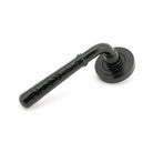 Black Hammered Newbury Lever on Rose Set (Art Deco) - Unsprung | From The Anvil-Concealed-Yester Home