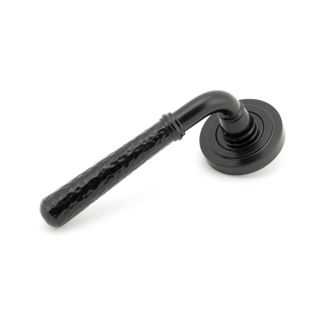 Black Hammered Newbury Lever on Rose Set (Art Deco) - Unsprung | From The Anvil