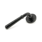 Black Hammered Newbury Lever on Rose Set (Plain) - Unsprung | From The Anvil-Concealed-Yester Home