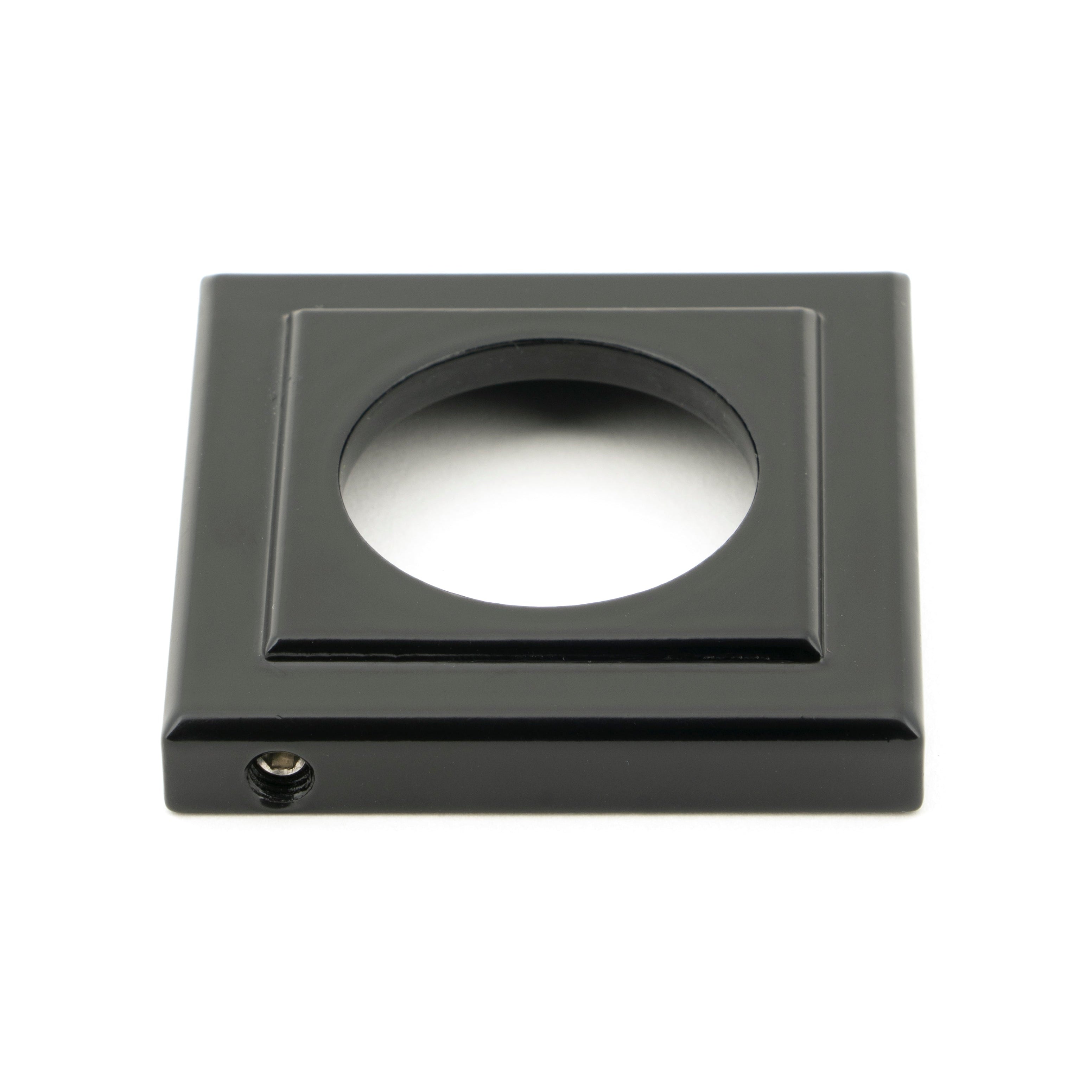 Black Hammered Newbury Lever on Rose Set (Square) - Unsprung | From The Anvil-Concealed-Yester Home