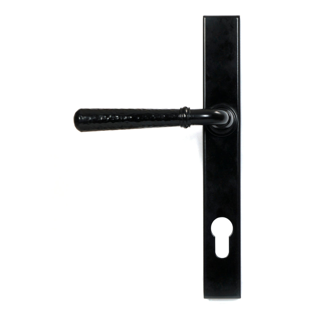 Black Hammered Newbury Slimline Espag. Lock Set | From The Anvil-Espagnolette-Yester Home