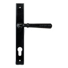 Black Hammered Newbury Slimline Espag. Lock Set | From The Anvil - Espagnolette - From The Anvil - Yester Home