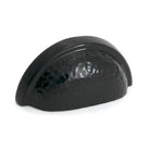 Black Hammered Regency Drawer Pull - Drawer Pulls - From The Anvil - Yester Home