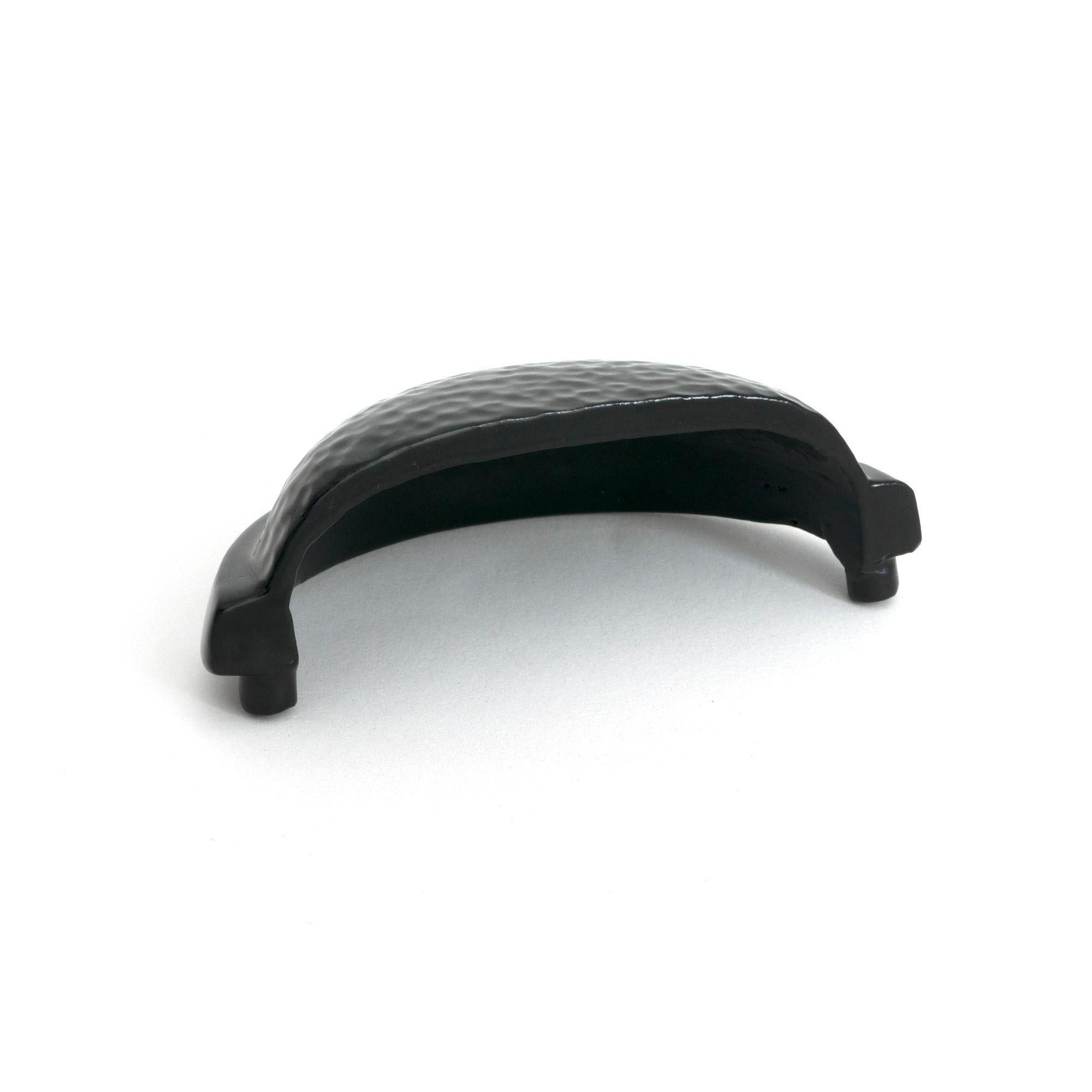 Black Hammered Regency Drawer Pull - Drawer Pulls - From The Anvil - Yester Home