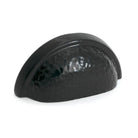 Black Hammered Regency Drawer Pull - Drawer Pulls - From The Anvil - Yester Home