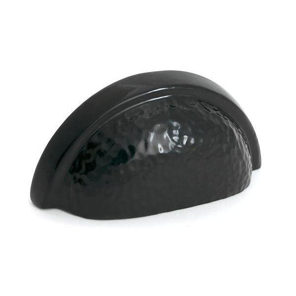 Black Hammered Regency Drawer Pull - Drawer Pulls - From The Anvil - Yester Home