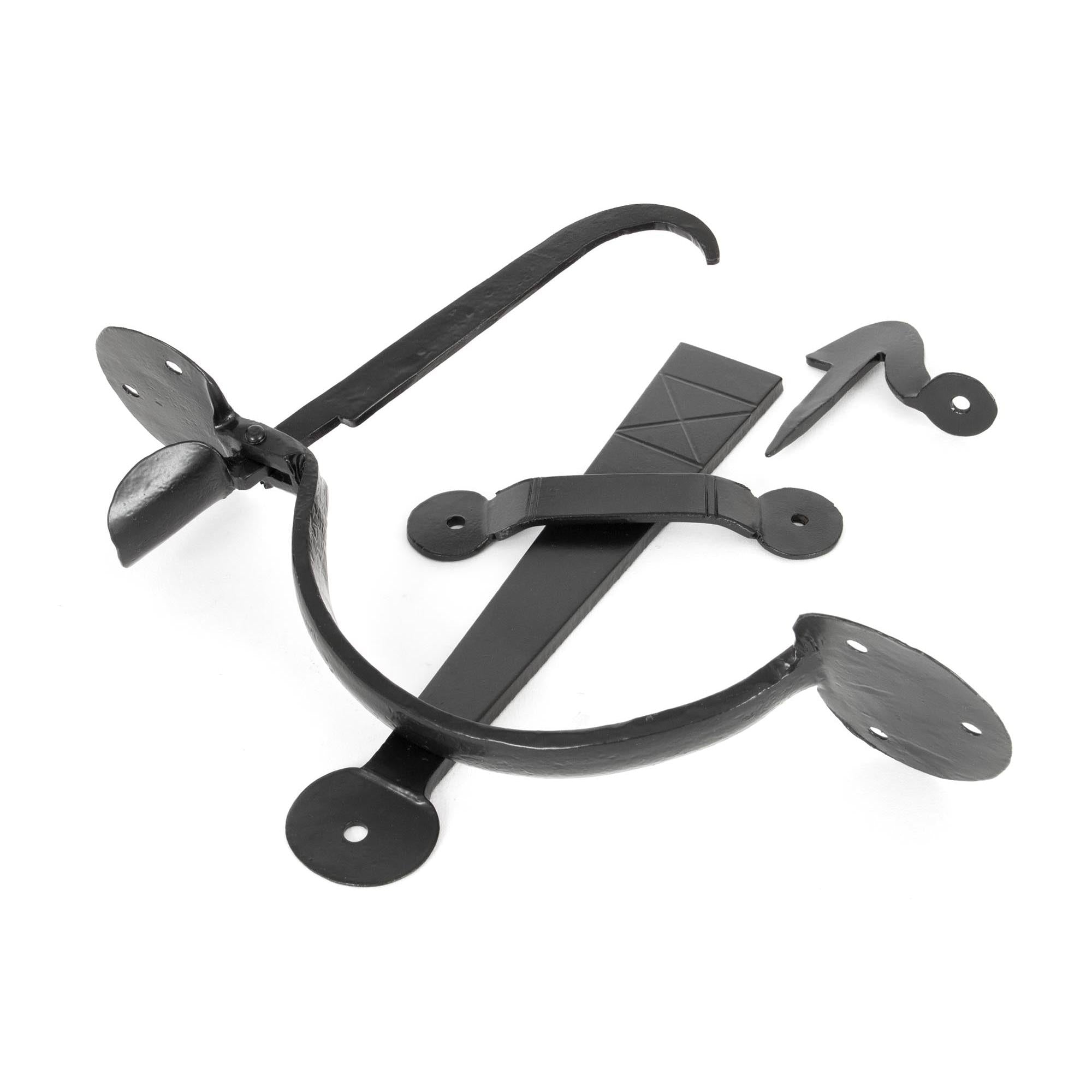 Black Heavy Bean Thumblatch | From The Anvil - Thumblatches - From The Anvil - Yester Home