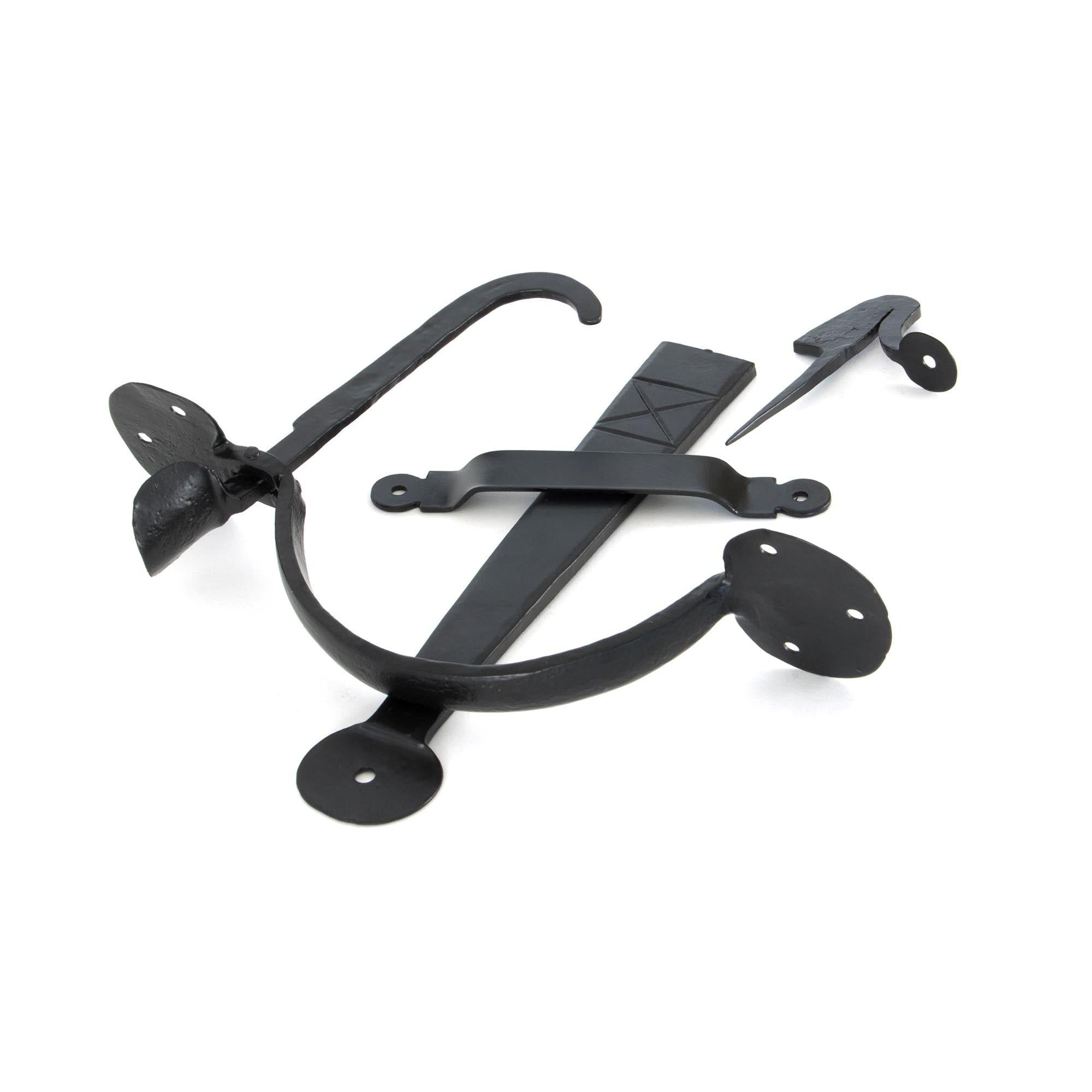 Black Heavy Bean Thumblatch | From The Anvil - Thumblatches - From The Anvil - Yester Home