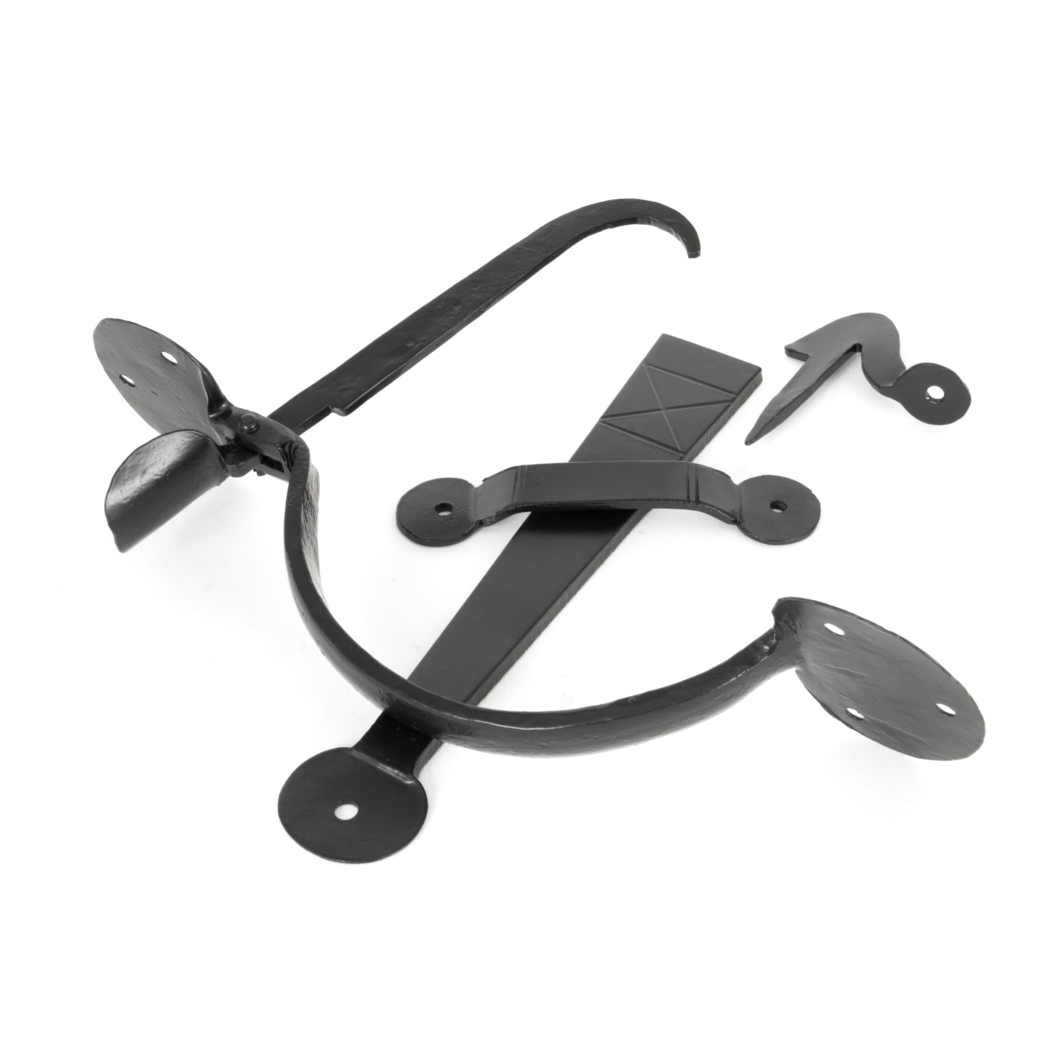 Black Heavy Bean Thumblatch | From The Anvil-Thumblatches-Yester Home