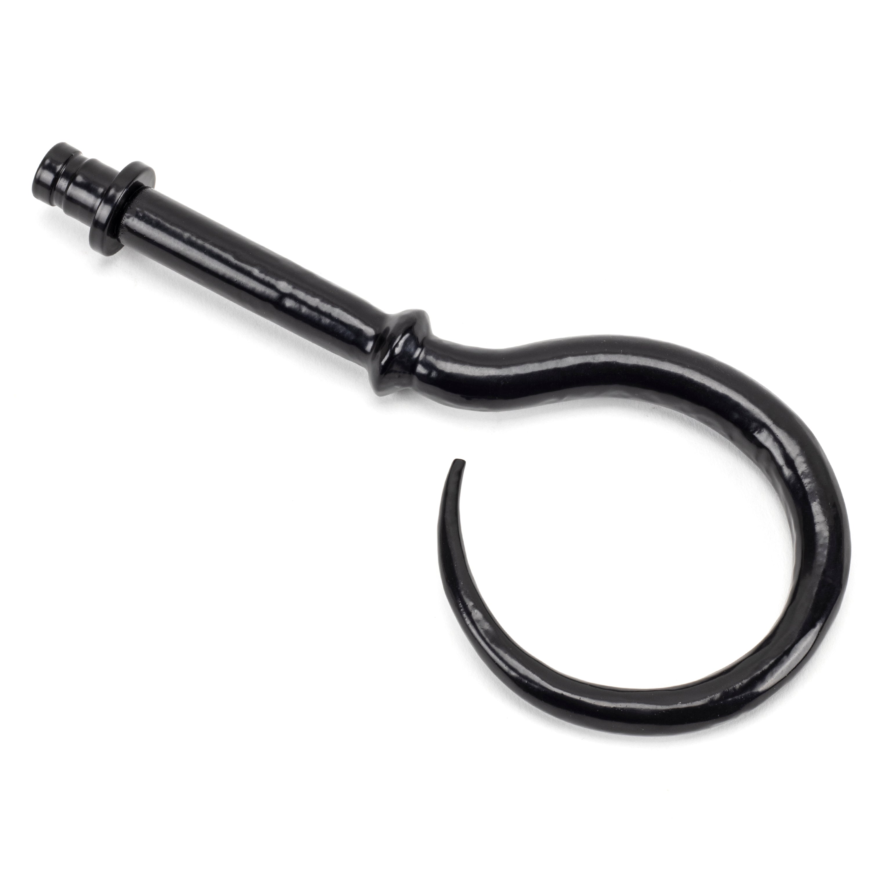 Black Hook Curtain Finial (pair) | From The Anvil-Finials-Yester Home