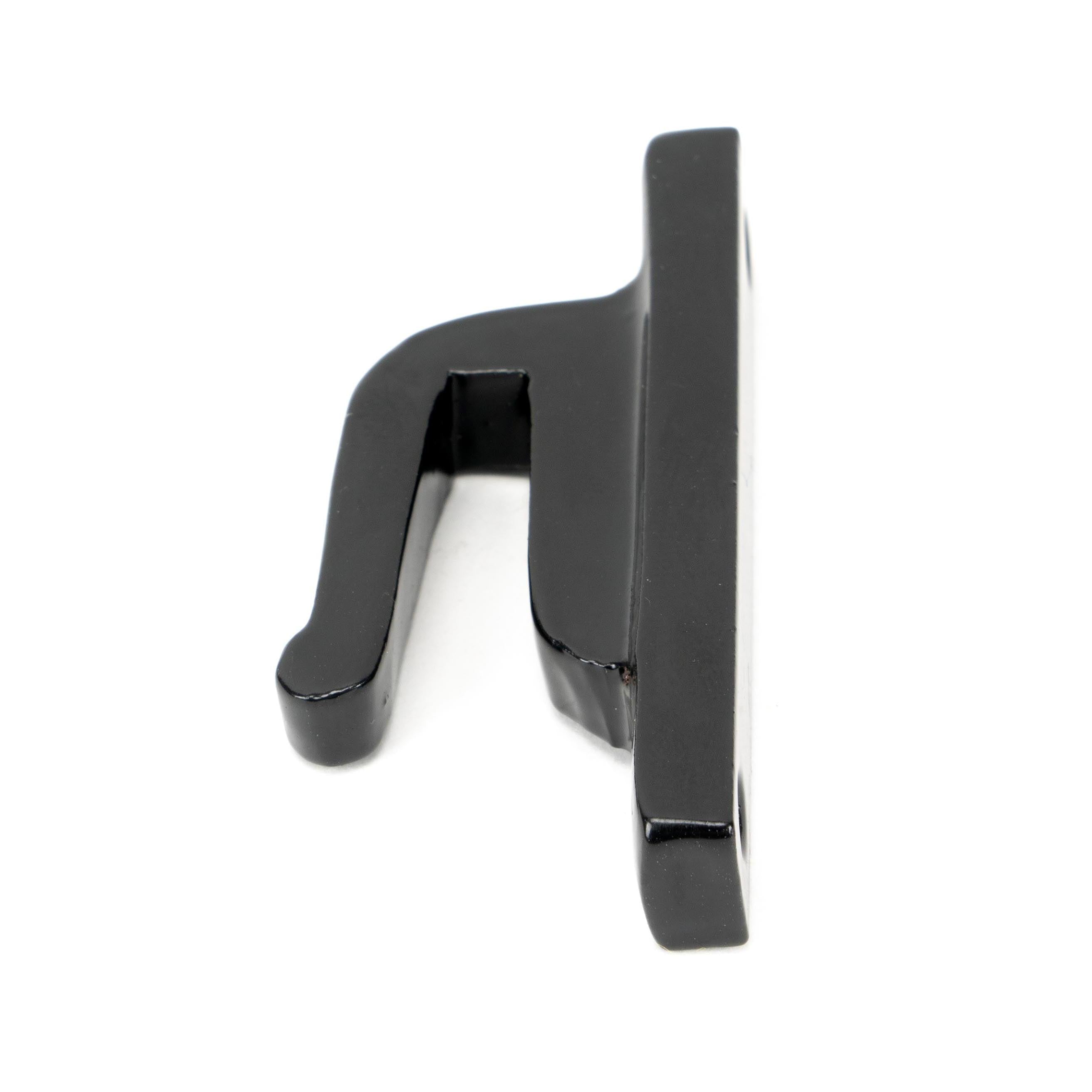Black Hook Plate | From The Anvil - Staple Pins & Plates - From The Anvil - Yester Home
