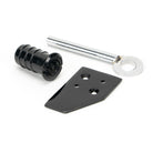 Black Key-Flush Sash Stop | From The Anvil-Sash Stops-Yester Home