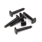 Black Lagg Bolt for Cottage Latch (6) | From The Anvil-Screws & Bolts-Yester Home