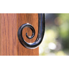 Black Large 16mm Monkeytail Espag - LH | From The Anvil-Espag. Fasteners-Yester Home
