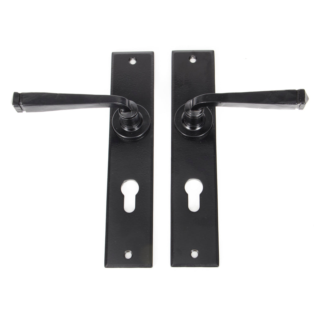 Black Large Avon 72mm Centre Euro Lock Set | From The Anvil