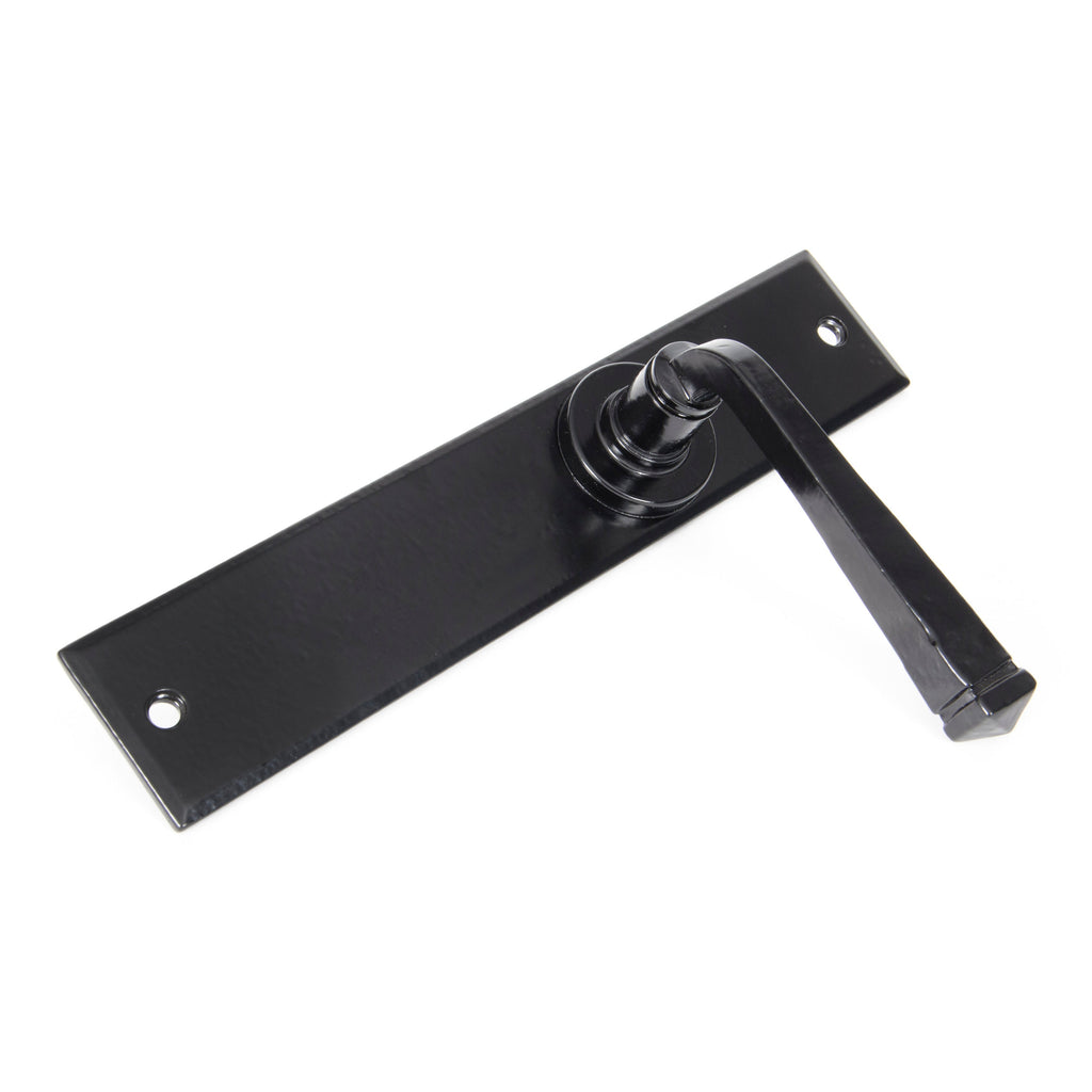 Black Large Avon Lever Latch Set | From The Anvil-Lever Latch-Yester Home
