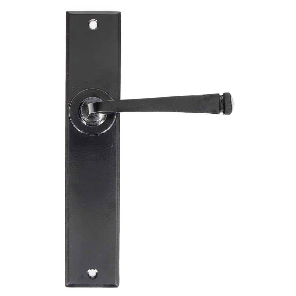 Black Large Avon Lever Latch Set | From The Anvil-Lever Latch-Yester Home