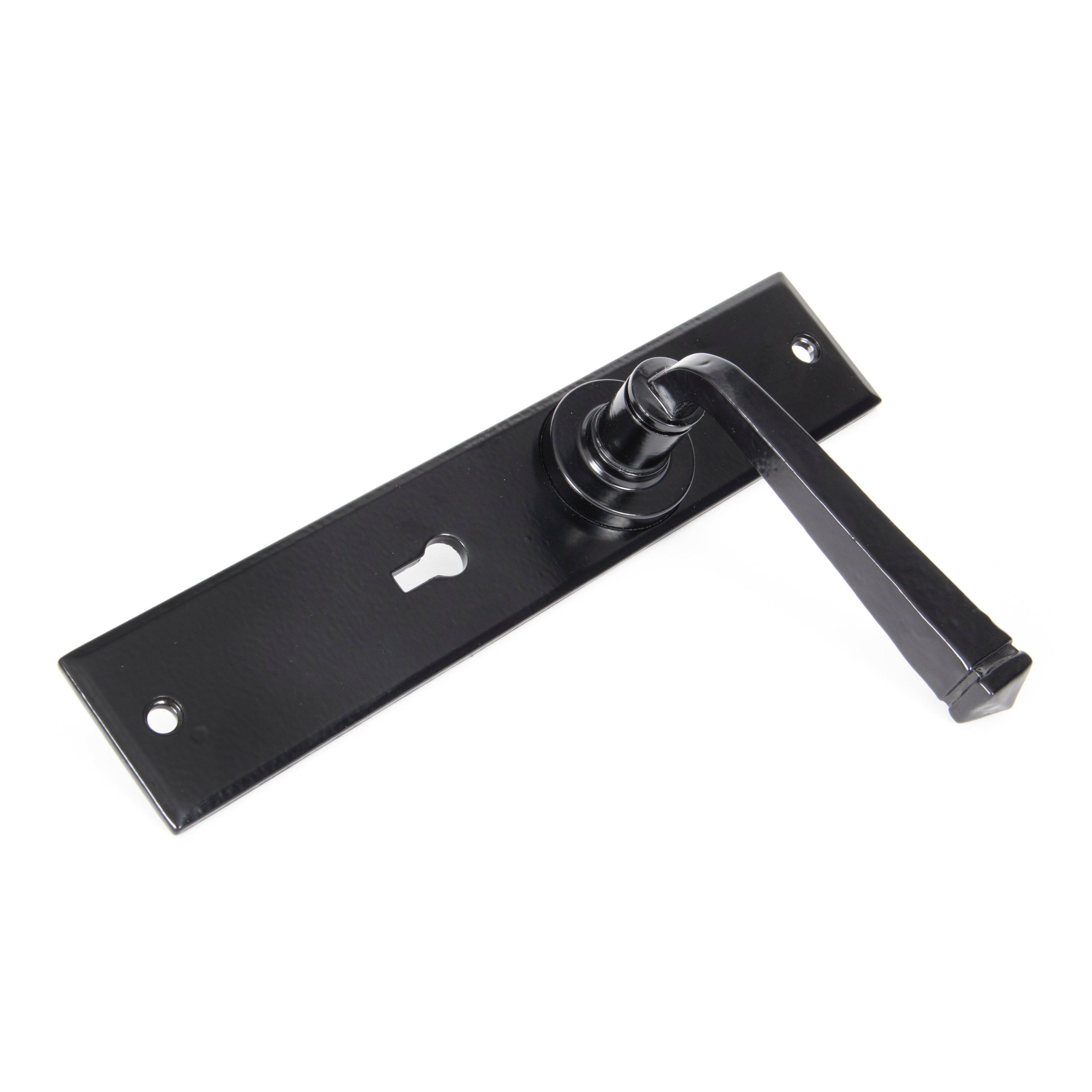 Black Large Avon Lever Lock Set | From The Anvil-Lever Lock-Yester Home