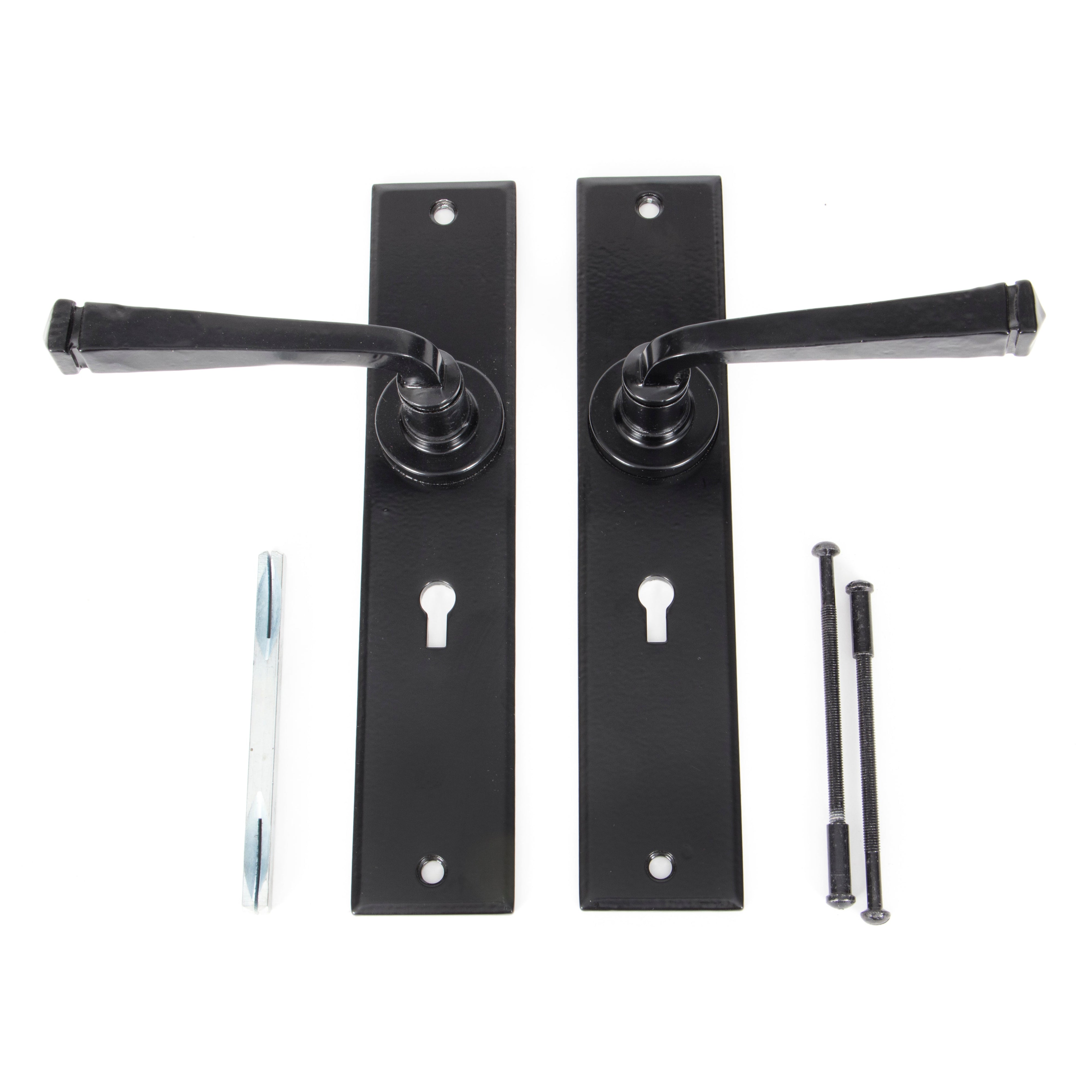 Black Large Avon Lever Lock Set | From The Anvil-Lever Lock-Yester Home