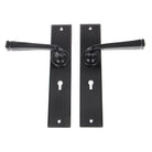Black Large Avon Lever Lock Set | From The Anvil - Lever Lock - From The Anvil - Yester Home