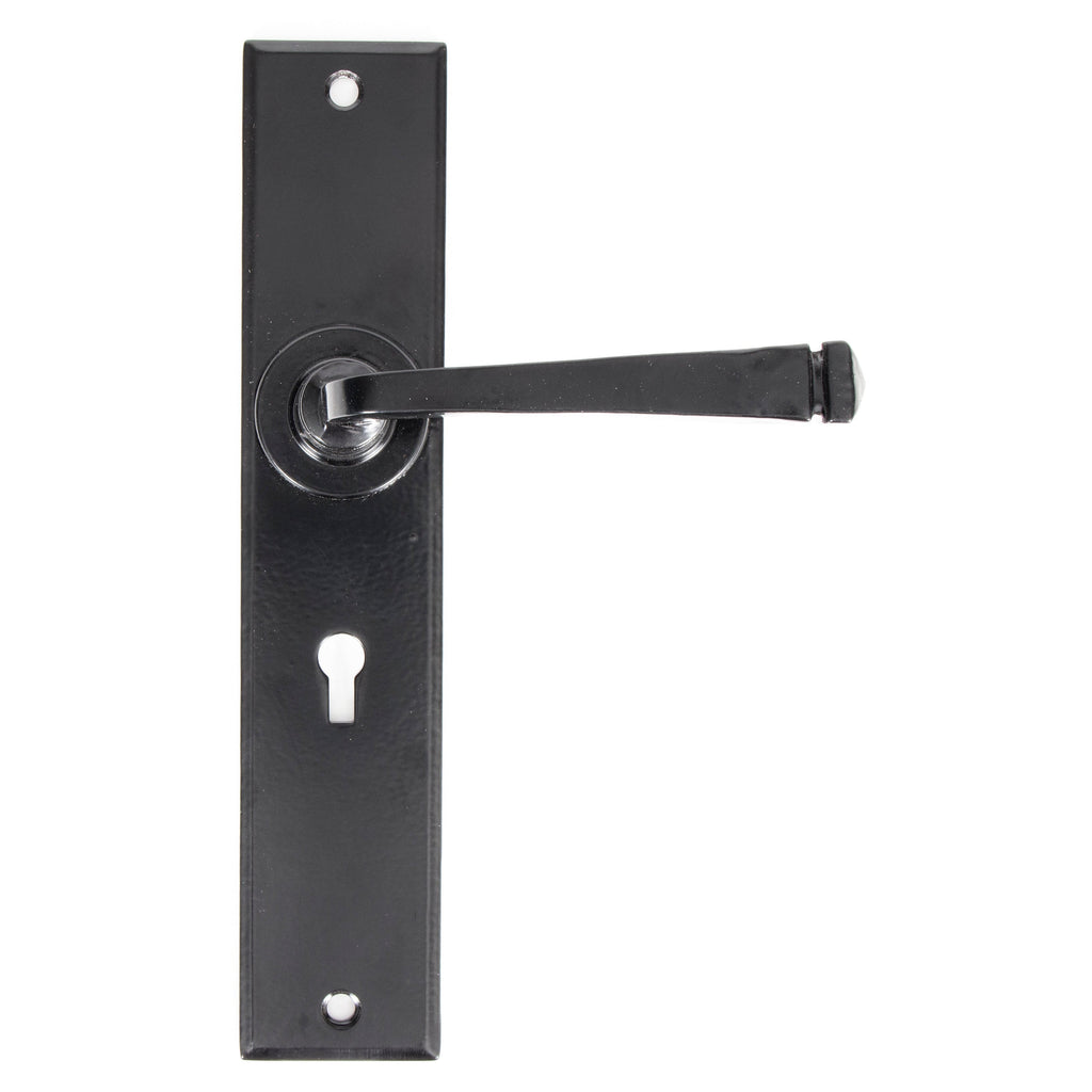 Black Large Avon Lever Lock Set | From The Anvil-Lever Lock-Yester Home